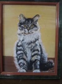 Cat painting