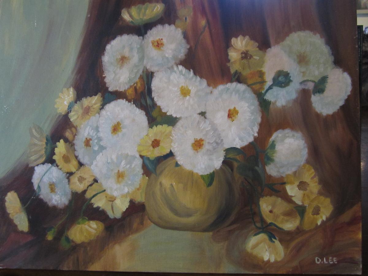 Flower bouquet painting one