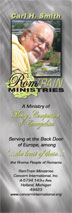 ROM train Ministries bookmark