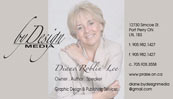By Design media Diane Roblin Lee business card