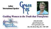 Grace Fox business card