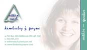 Kimberly J Payne business card