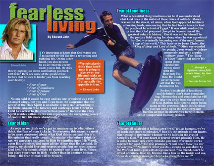 Fearless living magazine insert